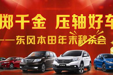 11月1日——11月11日到邵陽東風本田購車1步到位！